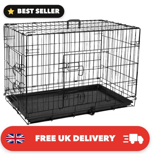 24inch dog crate folding - dog, crate,