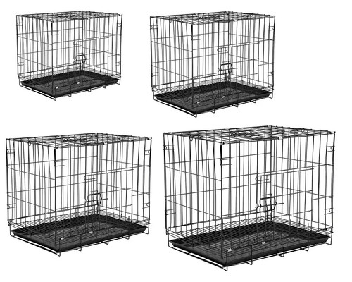 Metal dog cage puppy crate - cage,