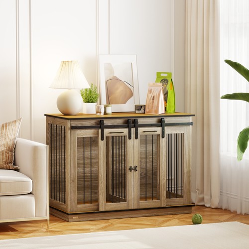 Pawhut dog crate for large - crate,