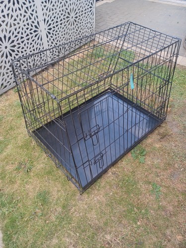 Large metal dog travel - dog,