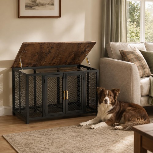 Heavy duty 7in dog crate - heavy,
