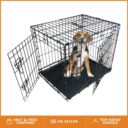 Black metal dog - black,