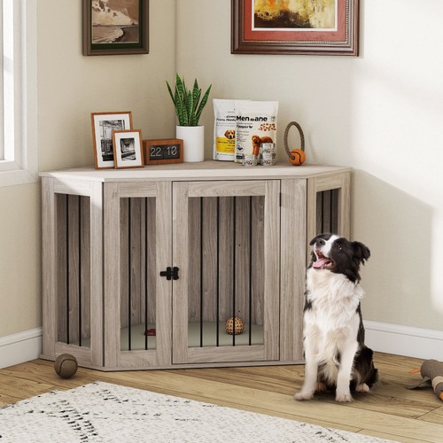 Pawhut dog crate for - dog, large
