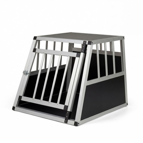 Aluminum dog travel crate - dog,