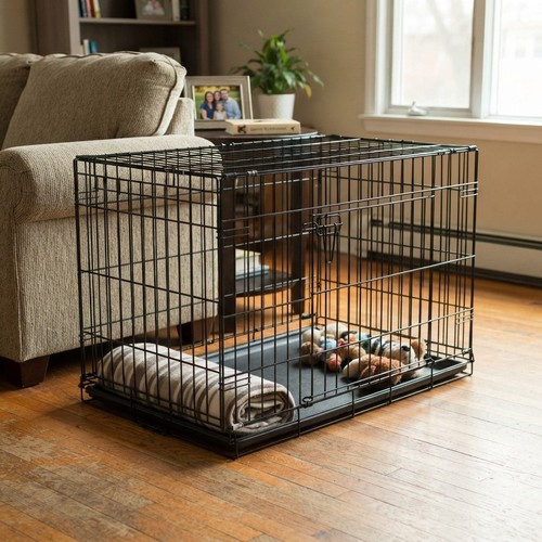 Secure inch dog crate - secure,